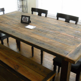 Farmhouse Table and Benches