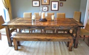 farmhouse-table-chairs-bench-rustic-decor