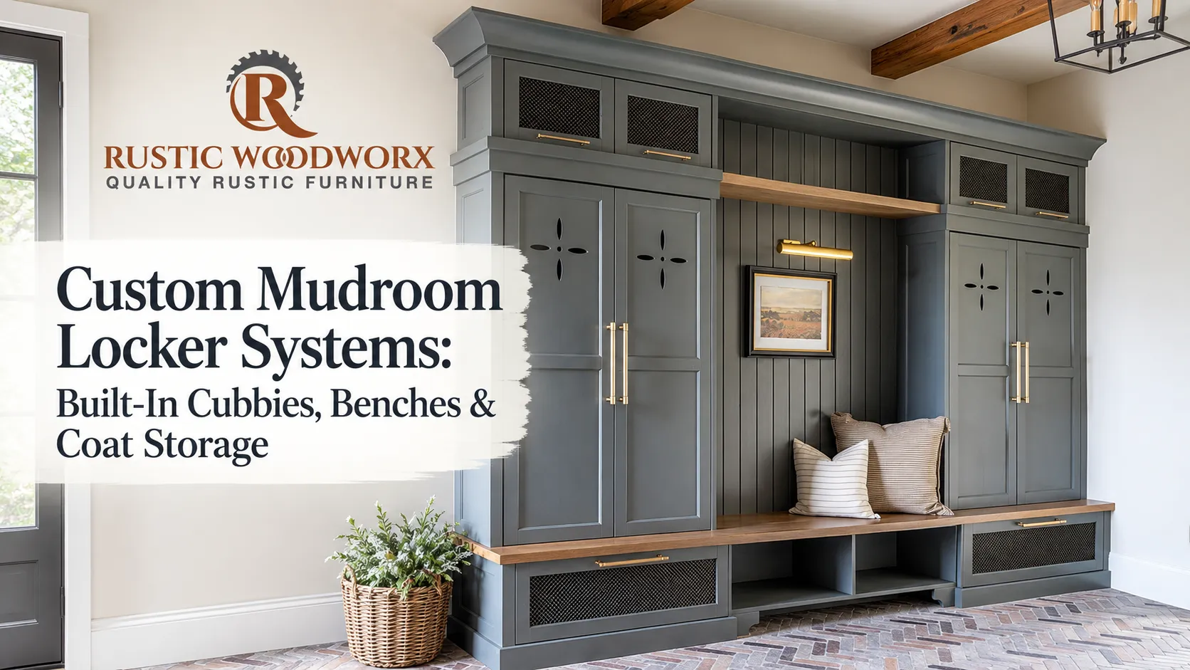 Custom Mudroom Locker Systems